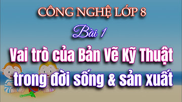 Công Nghệ 8 | Bài 1 | Vai trò của Bản Vẽ kỹ Thuật trong đời sống và sản xuất