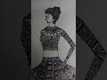 doodle zentangle art // 5 minute art//easy drawing // new video.