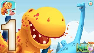 Dino Bash: Gameplay Walkthrough Part 1 - Level 1 - 5 Completed! (iOS, Android) screenshot 3