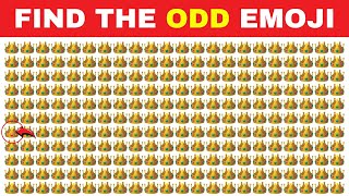 FIND THE ODD EMOJI #04 HARD EDITION | 99% Can't Find Odd Emoji | More Quiz Pro