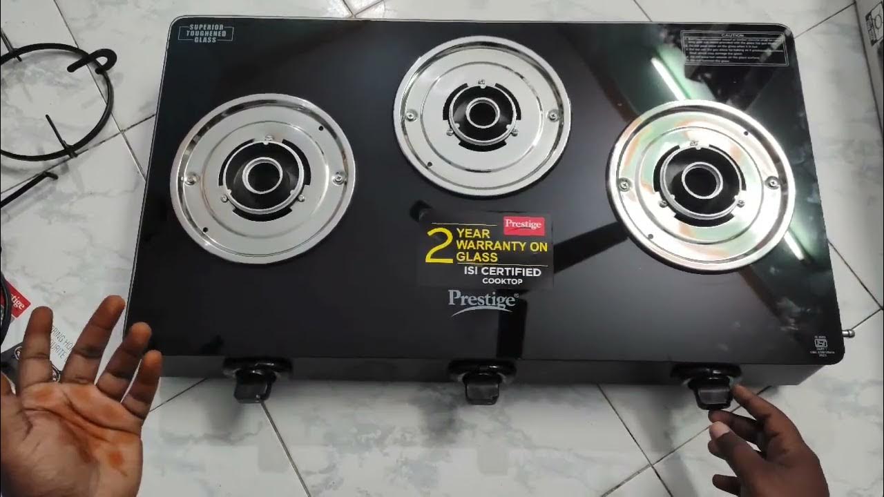 Prestige Atlas Plus High Effient Brass burner & Toughened Glass