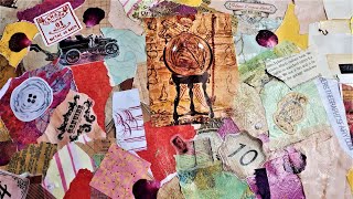 Junk Journal Master Board Roll! DIY Tutorial! Easy project for Junk Journal Scraps! Paper Outpost!