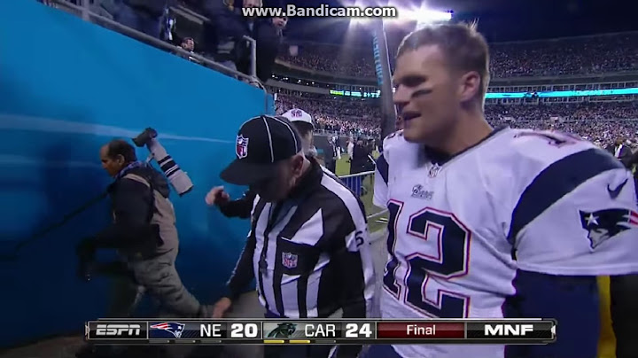 New England Patriots lose against Carolina Panthers 2013 (Last play)