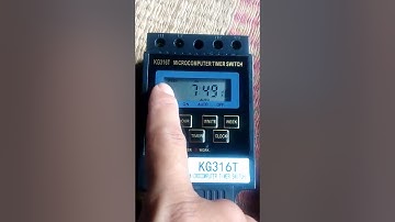 Hướng dẫn sử dụng bộ hẹn giờ bật tắt thiết bị tự động KG316T