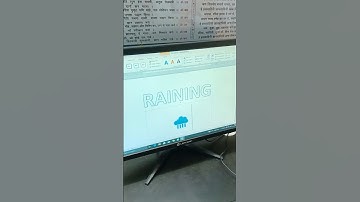 MS word me raining ka symbol | Raining pic in ms word #msword #word  #computer #education #shorts