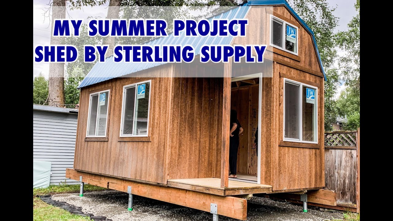 SETTING UP THE SHED BY STERLING SUPPLY YouTube