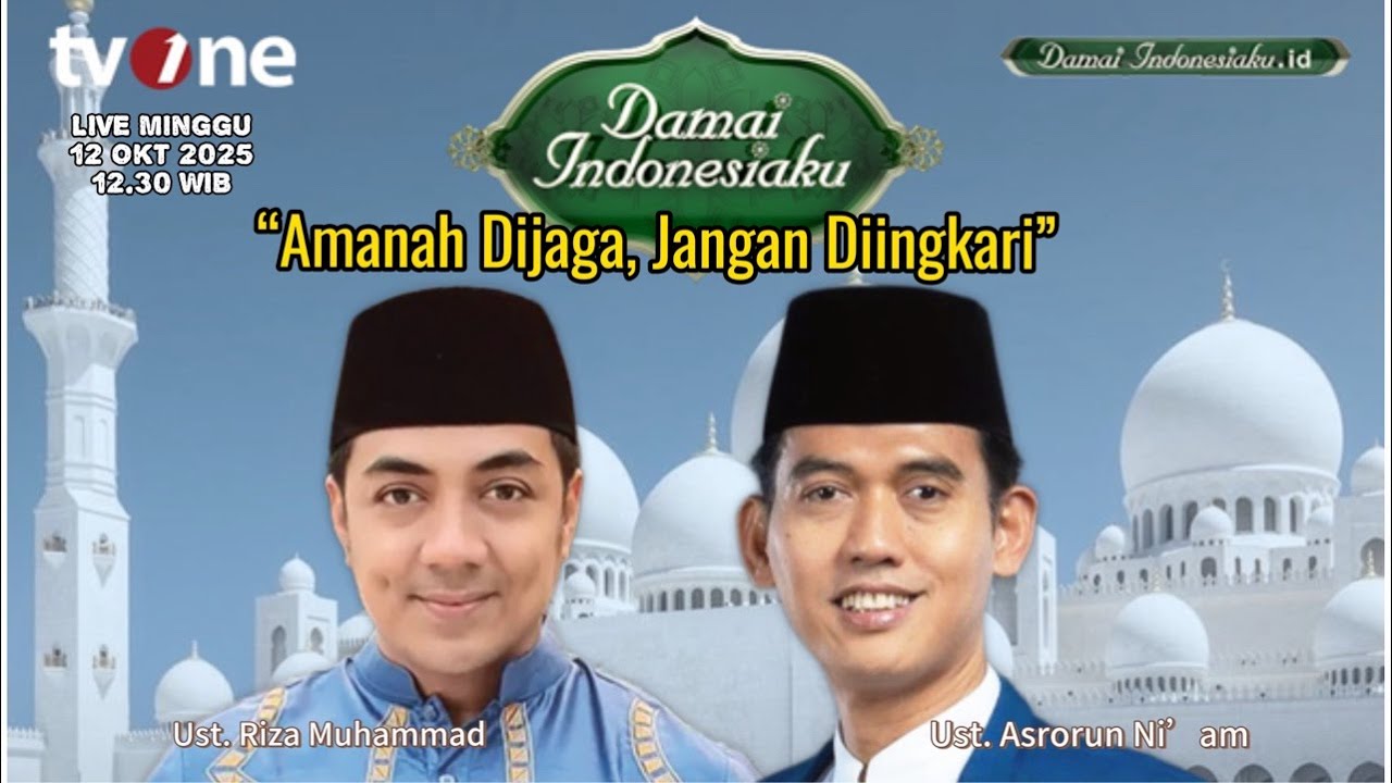 Muhammad Ust LIVE 12 OKT 2025• 12.30 WIB • Ust.Riza Muhammad • Ust.Asrorun Ni'am ...