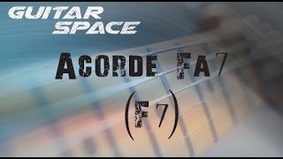 Acordes de Guitarra: Cómo Tocar el Acorde Fa Séptima (Fa7 - F7)