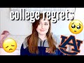 Biggest Regrets from College | Auburn University