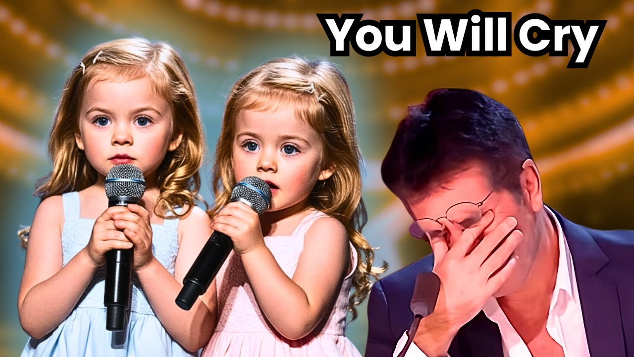 10-year-old IDENTICAL Twin sisters sings the best Christian song in the world on AGT