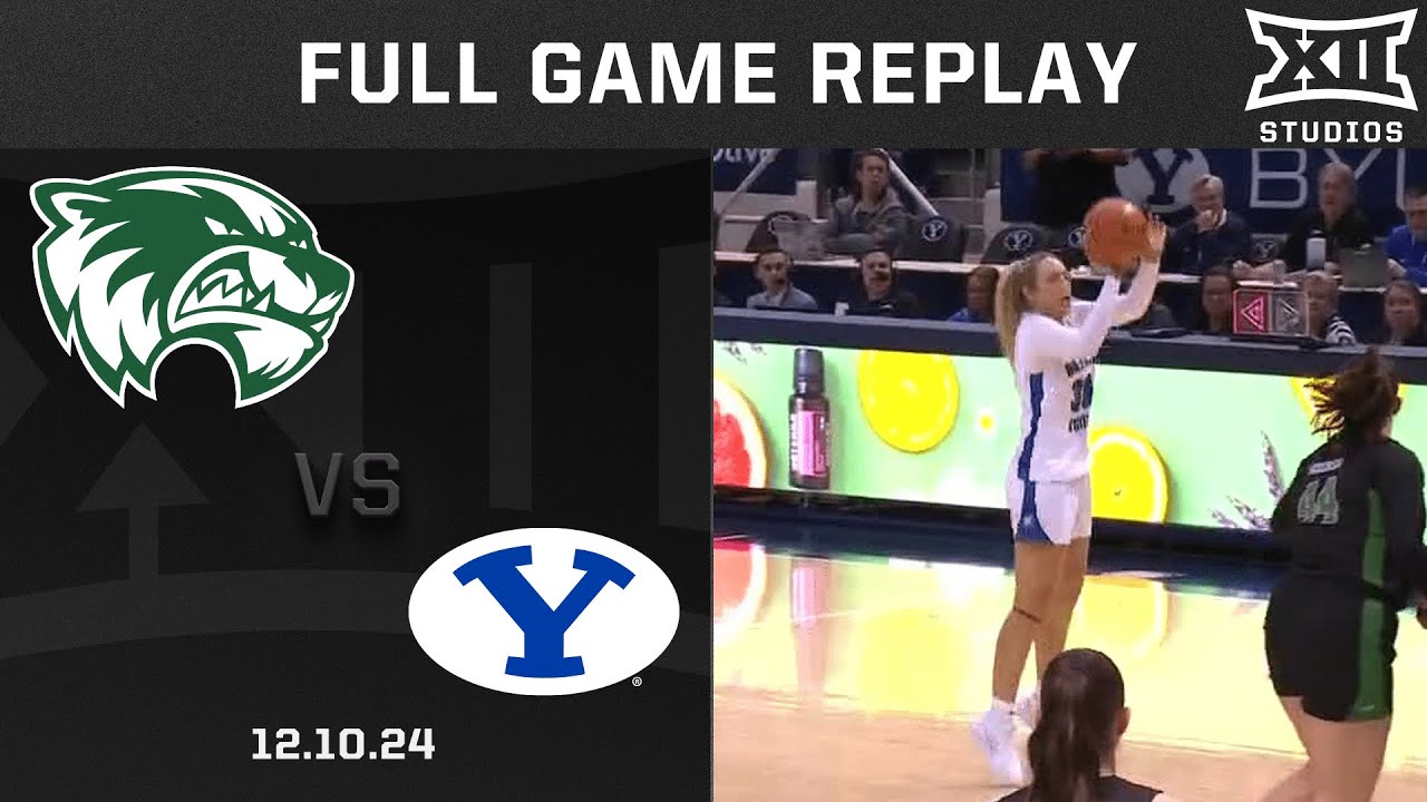 Utah Valley vs. BYU (12.10.24) Full Game Replay | 2024-25 Big 12 Women's Basketball