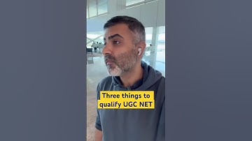 Top Three things to crack UGC-NET Exam