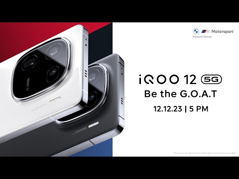 Introducing #iQOO12 | Watch the Launch & Win* 3 #iQOO12 #BeTheGOAT