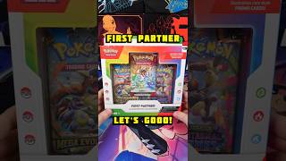 FIRST PARTNER BOX OPENING - what I got 🤯 #pokemon #shorts #collection