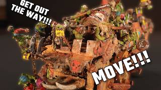 Kitbashing a snotling pumpwagon for my 40K orks army