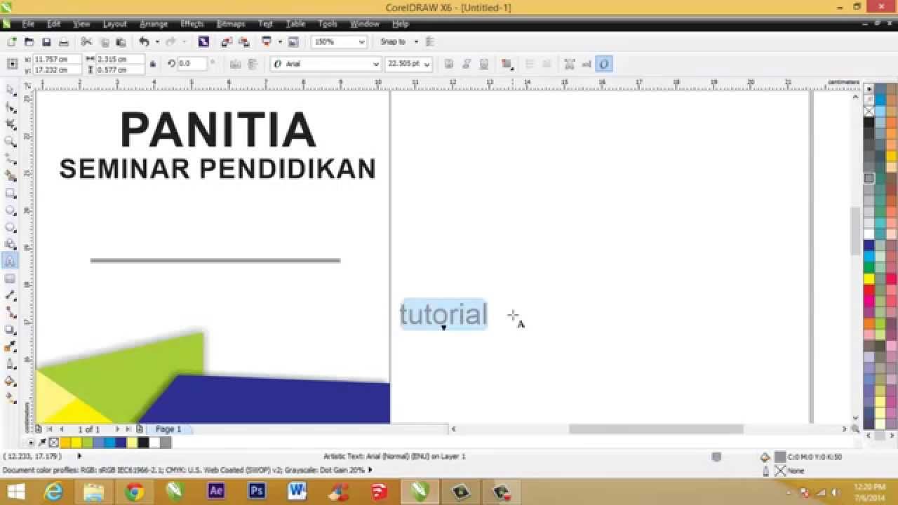  Cara  membuat  ID  Card  sederhana dengan  CorelDRAW  YouTube