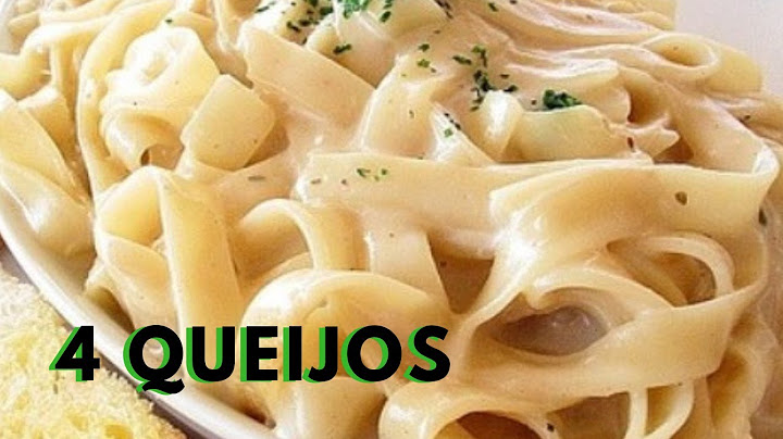 MACARRÃO 4 QUEIJOS SUPER FACIL