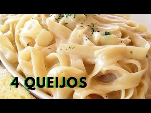 MACARRÃO 4 QUEIJOS SUPER FACIL