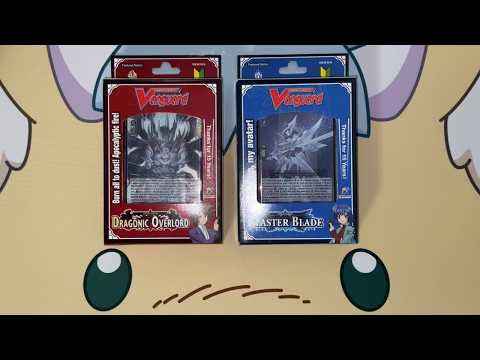 Opening the BEST Vanguard Start Decks! Blaster Blade & Dragonic Overlord | DZ-SS13 & DZ-SS14