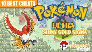 Pokemon Ultra Shiny Gold Sigma Cheats - Rare Candy, Teleport, Master Ball, Shiny