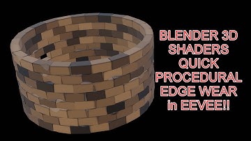 BLENDER 3D | Quick Procedural Edge Wear in Eevee