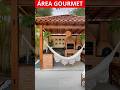 Área gourmet com churrasqueira #shorts