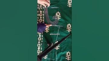 Easy sewing tips and tricks / French curve  / Armhole cutting ✨#shorts #viral #sewingtutorial