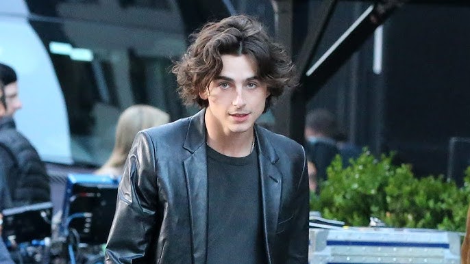 Timothée Chalamet Shoots Commercial with Martin Scorsese in NYC
