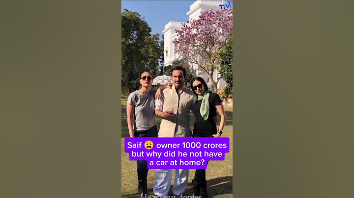 Saif Owner 😯 500 crores but not have a car at home? #saifalikhan #bollywood #pataudinews
