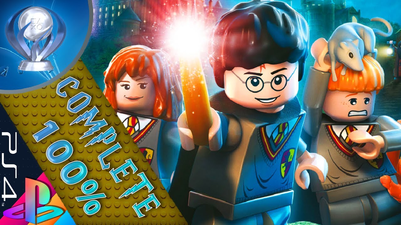 Platina de LEGO HARRY POTTER 1-4. [Guia] Completo. Desbloqueie personagem  com Dark Magic. 