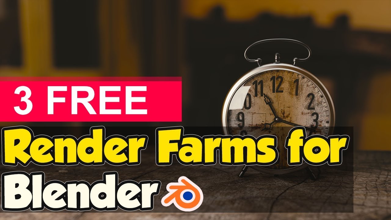 hale volatilitet Fortov 3 Free Render Farms for Blender 3d | Time Saver - YouTube