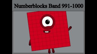 Numberblocks Band 991-1000 Each Sounds