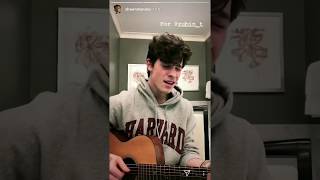 Shawn Mendes sings Have Yourself A Merry Little Christmas | Instagram 12 December 2018