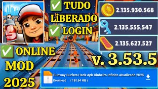 Subway Surfers Dinheiro Infinito v. 3.53.5 Mod Menu Atualizado 2025 Com Login e Tudo Liberado