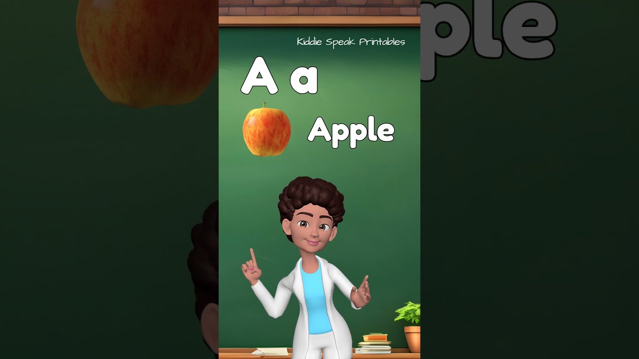 Oefening In Het Spreken Van De A Klank Voor Kinderen Abc