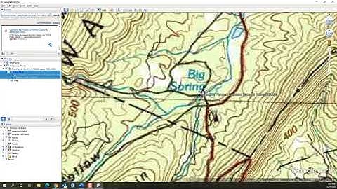 Virtual Topographic Maps Lab Example Station 1