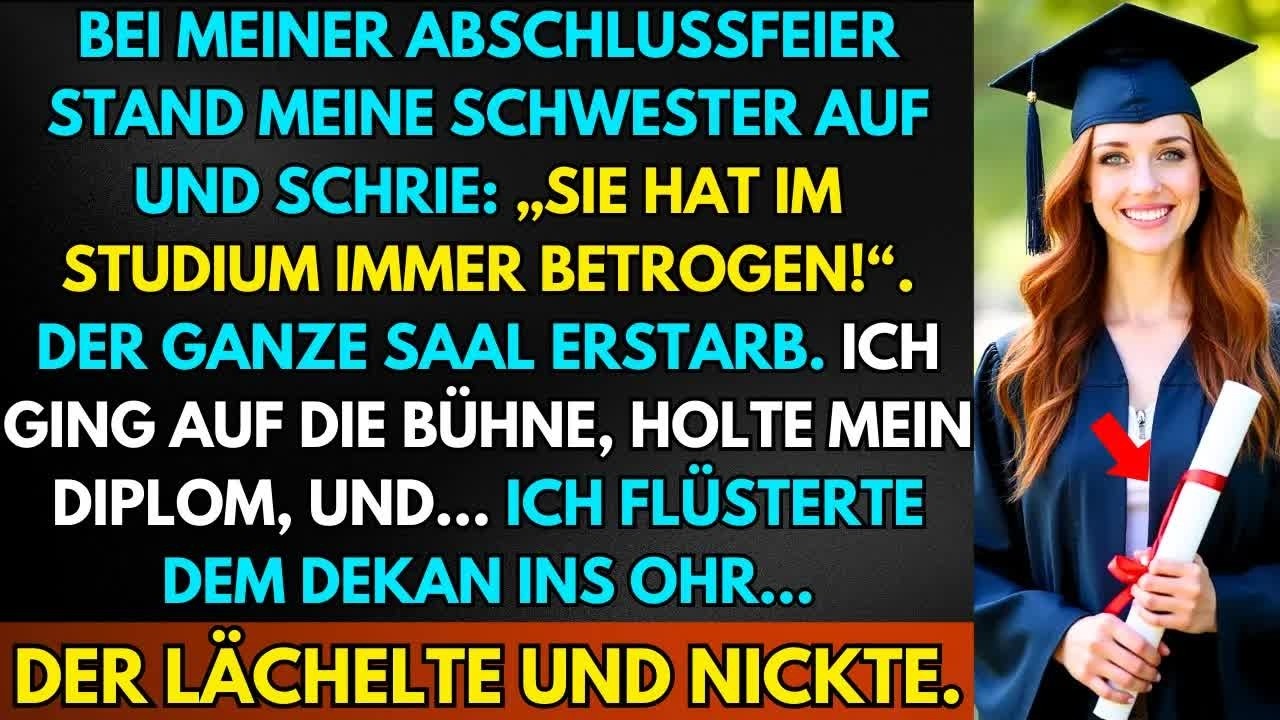 „Sie hat betrogen!“ – Meine Schwester ruinierte meinen Abschluss
