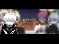 Fandoms react to Bakugo Katsuki || mha/bnha/ my hero academia