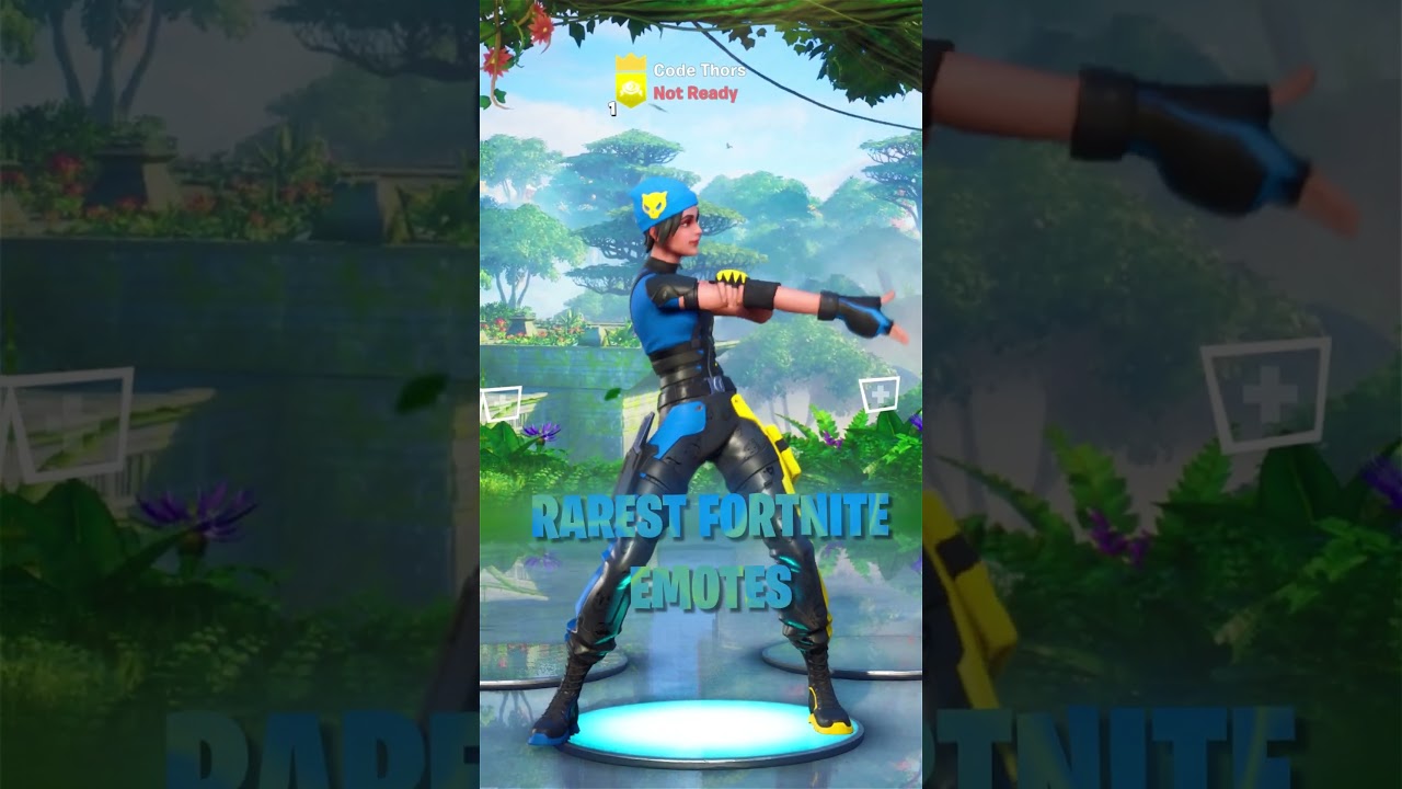 The RAREST Fortnite Emotes! 😱 #fortnite #shorts