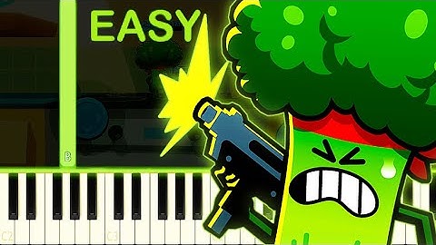 FOOD GANG THEME - EASY Piano Tutorial