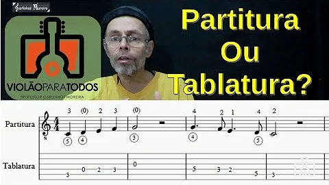 O que é partitura violão?