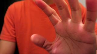 ASMR Hand movements and Face touching with Mouth sounds/ Tongue clicking