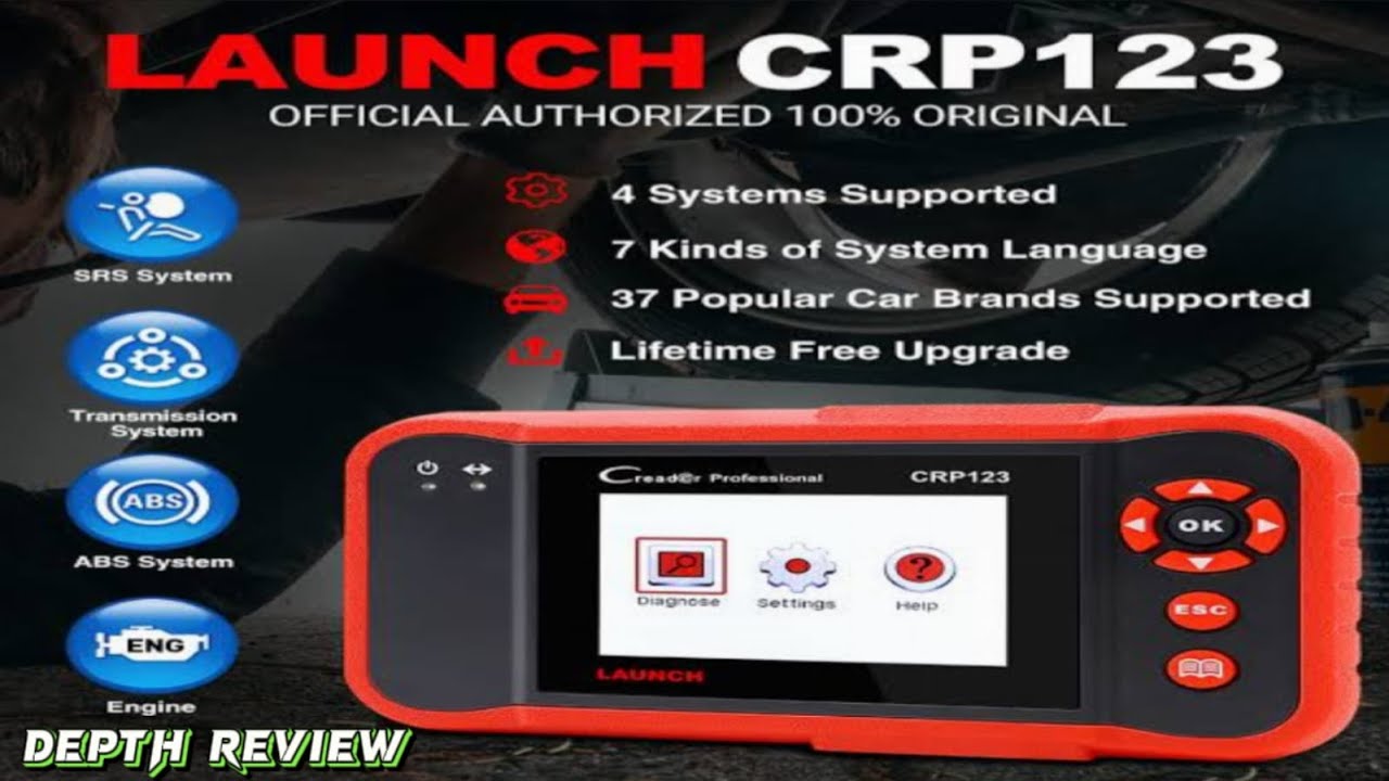 Why Launch CRP123E is an affordable ABS SRS scanner for DIY Car