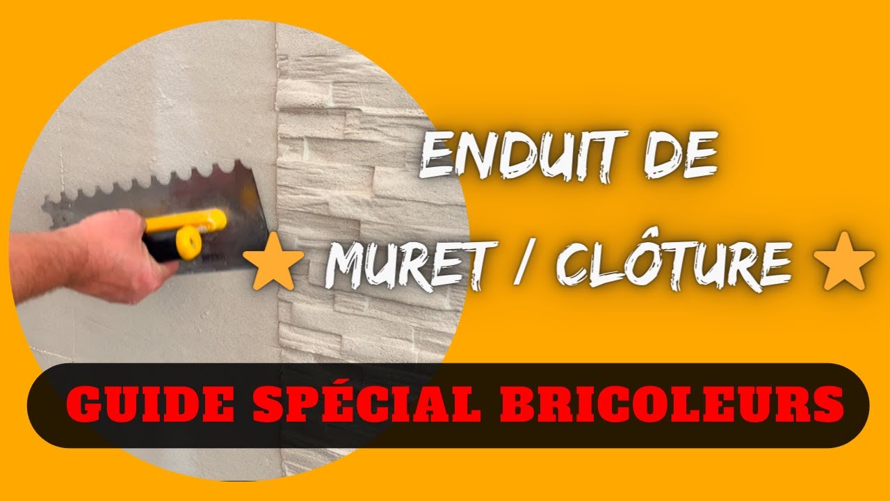 Tuto : Comment faire un enduit de façade à la main pour muret, et ...