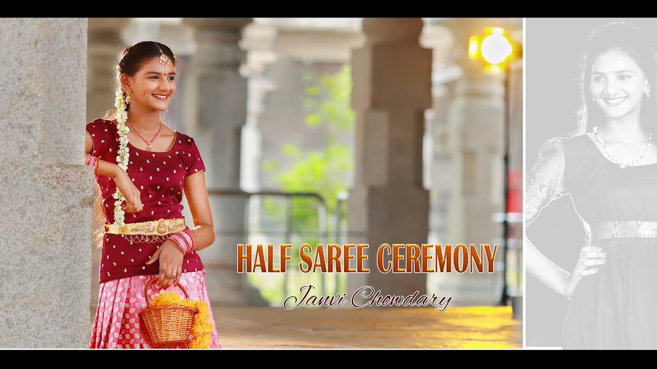 Janvi Chowdary Saree Ceremony Outdoor Shoot || Inthandham Sita Ramam (Telugu) || Mega Photography