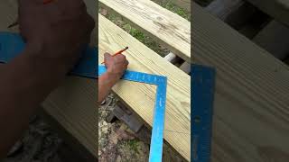 Cómo marcar las escaleras de madera con la escuadra de carpintería  para una terraza, #customhome