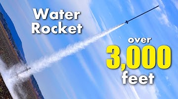 Water Rocket World Record - 3155 feet (961m)