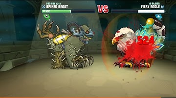 Spiked Beast vs Fiery Eagle (Mutant Fighting Arena) (INSANE EDITION)