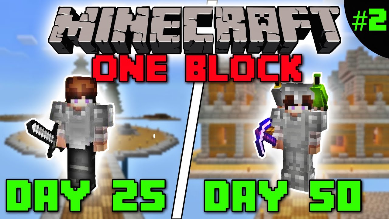 I Survived 100 Days On ONE BLOCK Minecraft ( Hindi )