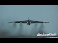 Military Departures Compilation (F-22s/F-35s/F-4/AV-8Bs/B-52) - EAA AirVenture Oshkosh 2015